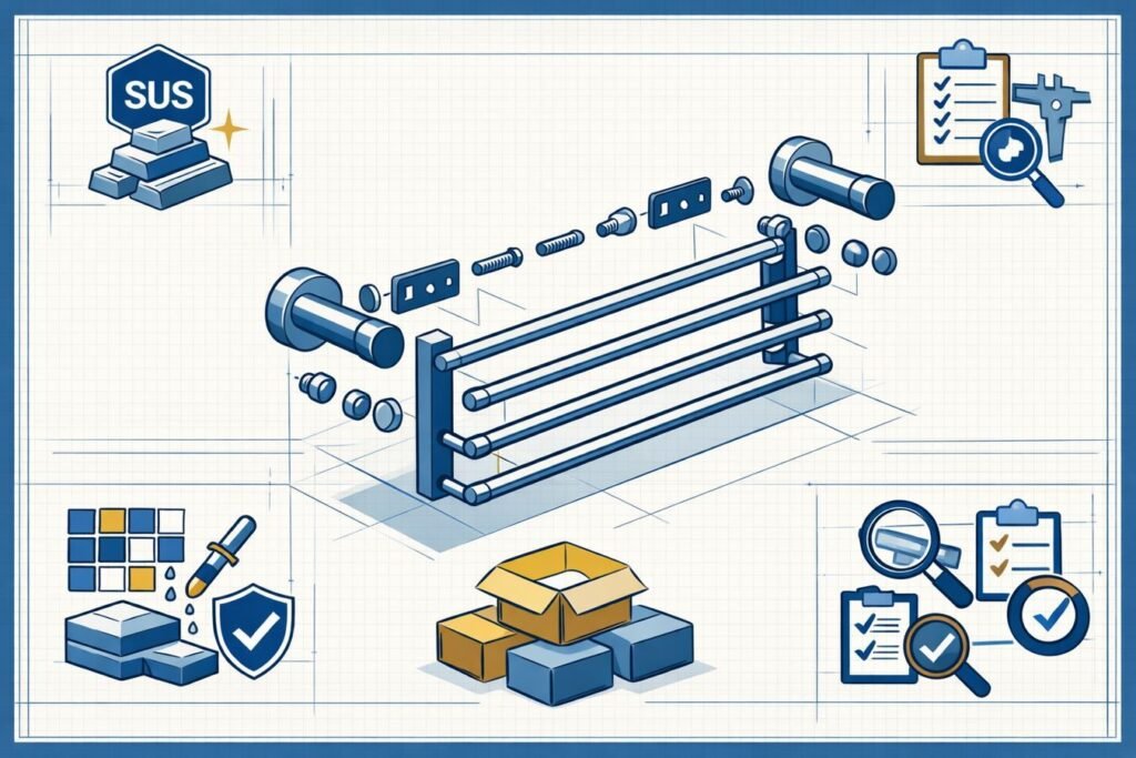 How to Specify an OEM Bathroom Towel Rack: Materials, CTQs, Tests, and Packaging (Audit/Verification Pack)