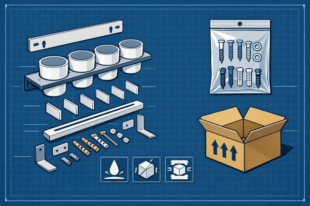 Wall Mounted Cup Holder Packaging Engineering: Export Pack-Out Specs to Prevent Scratches, Deformation & Missing Parts
