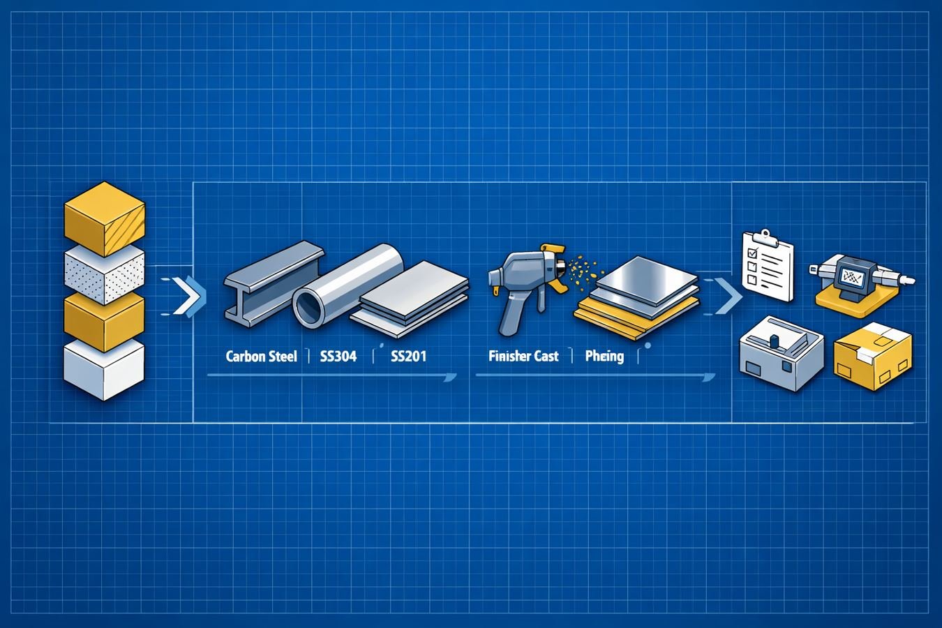 Finish stack comparison for metal storage bins powder coating plating and stainless steel