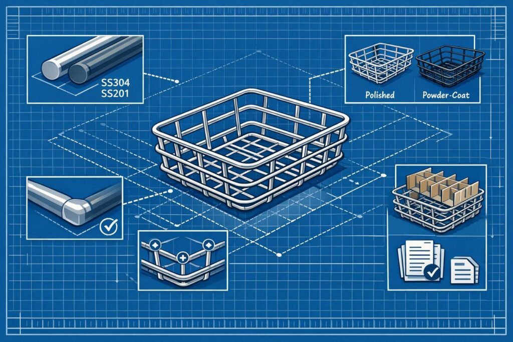 What Is a Metal Bread Basket: Buyer-Ready Definition, Materials, Manufacturing, and Food-Contact Risk Controls