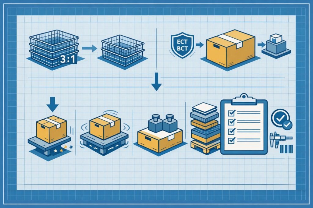 Wire Basket Packaging Engineering Playbook 2025: Nesting Ratio, Carton Specs, Container Loading & Damage Controls