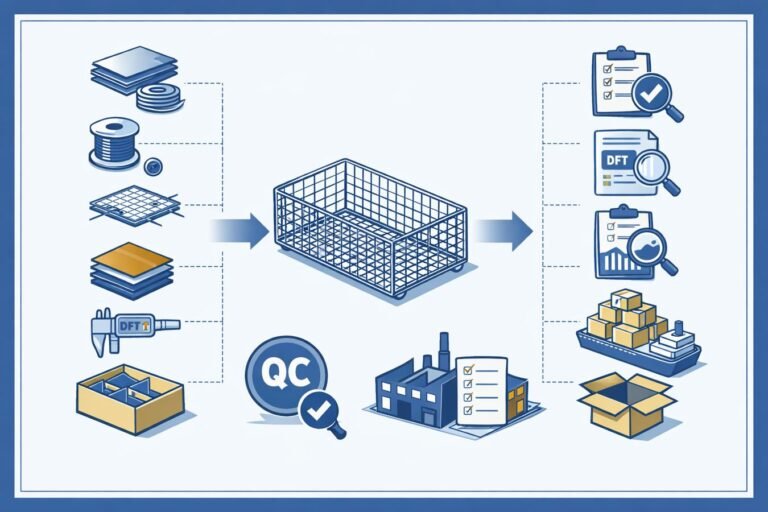 Wire Basket RFQ Template (Comparable + Inspectable): Specs, CTQs, QC, and Packaging Clauses Buyers Can Copy-Paste