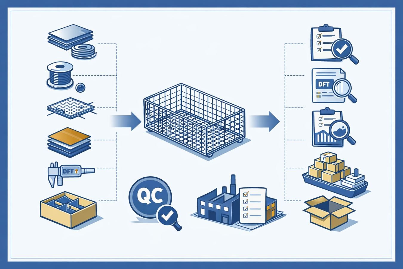 Wire Basket RFQ Template (Comparable + Inspectable): Specs, CTQs, QC, and Packaging Clauses Buyers Can Copy-Paste