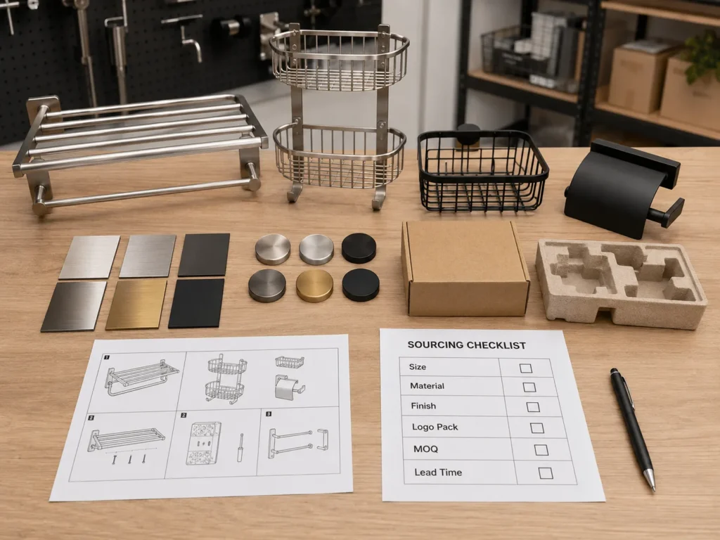 Buyer checklist for private label bathroom accessories sourcing