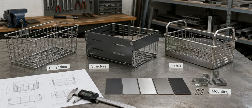 Custom Metal Storage Baskets: A Buyer Customization Guide