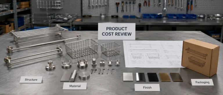 OEM bathroom hardware cost review with product samples and specification options