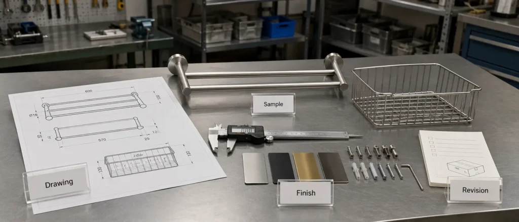 How to Prepare Drawings or Samples for a Custom Hardware Factory