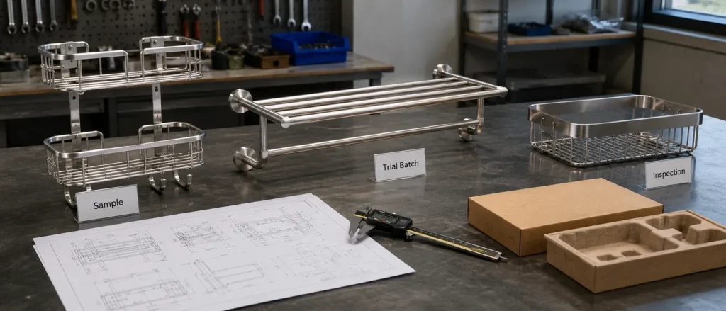 How Importers Can Test a New Bathroom Hardware Supplier with a Trial Order