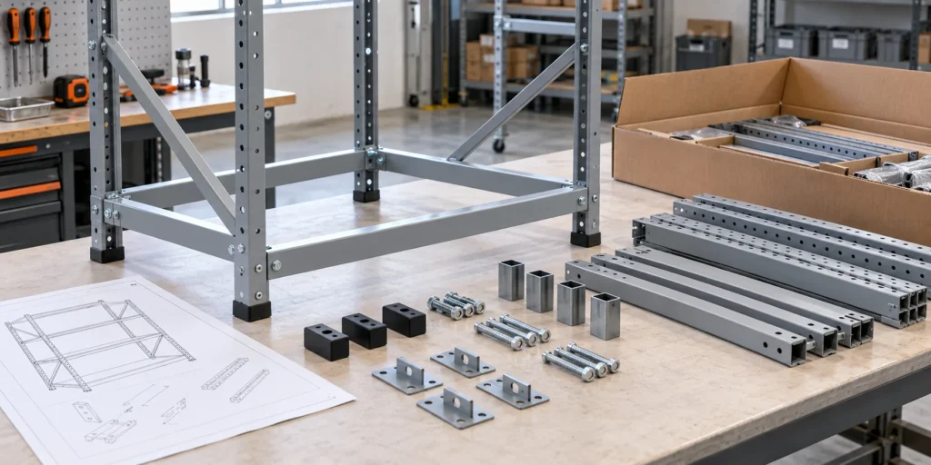 Metal Storage Rack Knock-Down Joint Design Guide