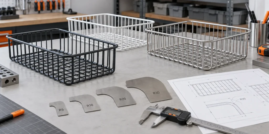Wire Basket Corner Radius Design for OEM Buyers