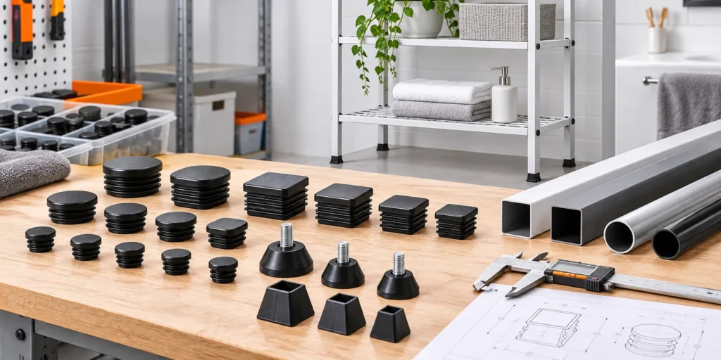 Metal Storage Rack Tube End Cap Selection Guide