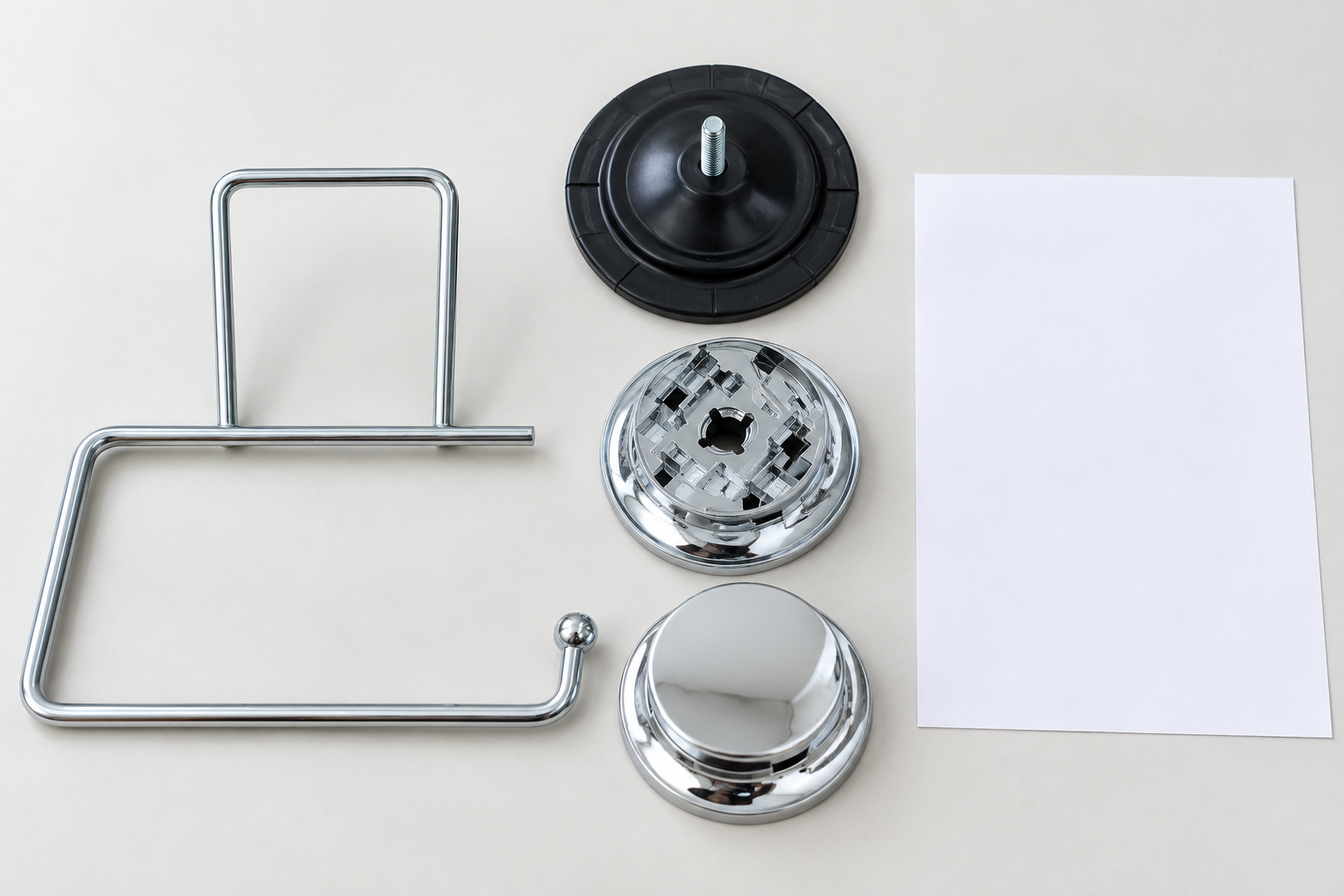 Buyer interface checklist for Koitor tissue-holder wires, keyed base and suction cup.