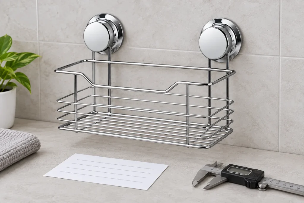 Dual-suction chrome wire basket prepared for an OEM failure analysis review