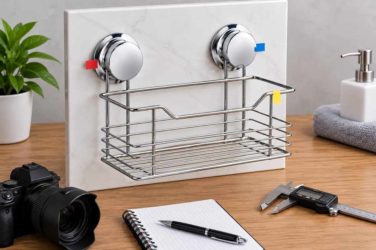Dual-suction basket with separate mount and frame inspection points