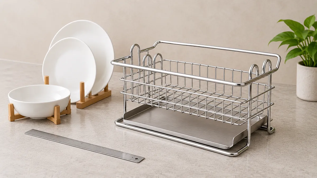 Empty dish rack and separate plate profiles for slot-clearance sample review