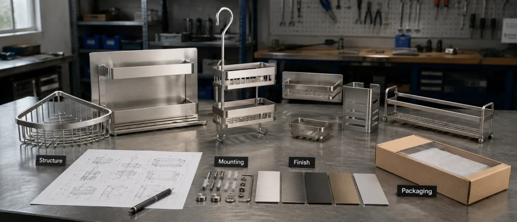 How to Choose a Custom Shower Caddy Manufacturer for Private-Label Projects