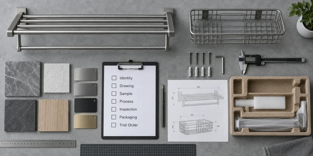 Buyer checklist for remote bathroom hardware supplier verification
