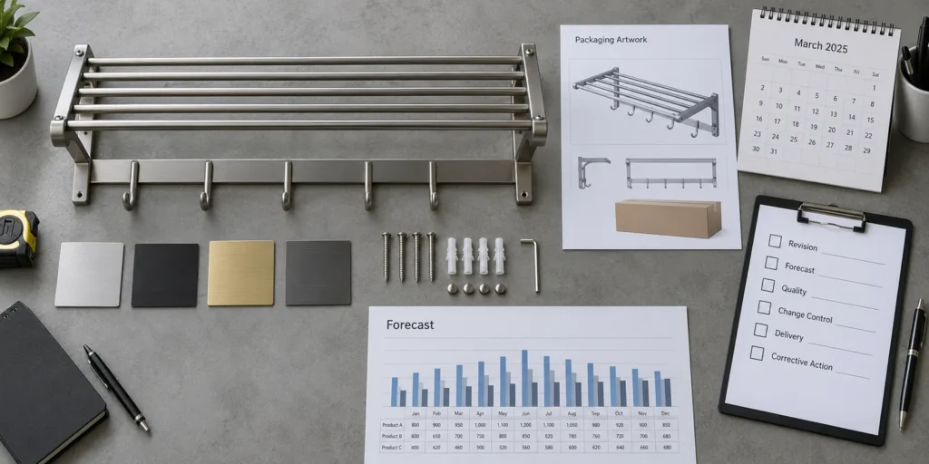 Repeat order checklist for a stable bathroom hardware supplier relationship