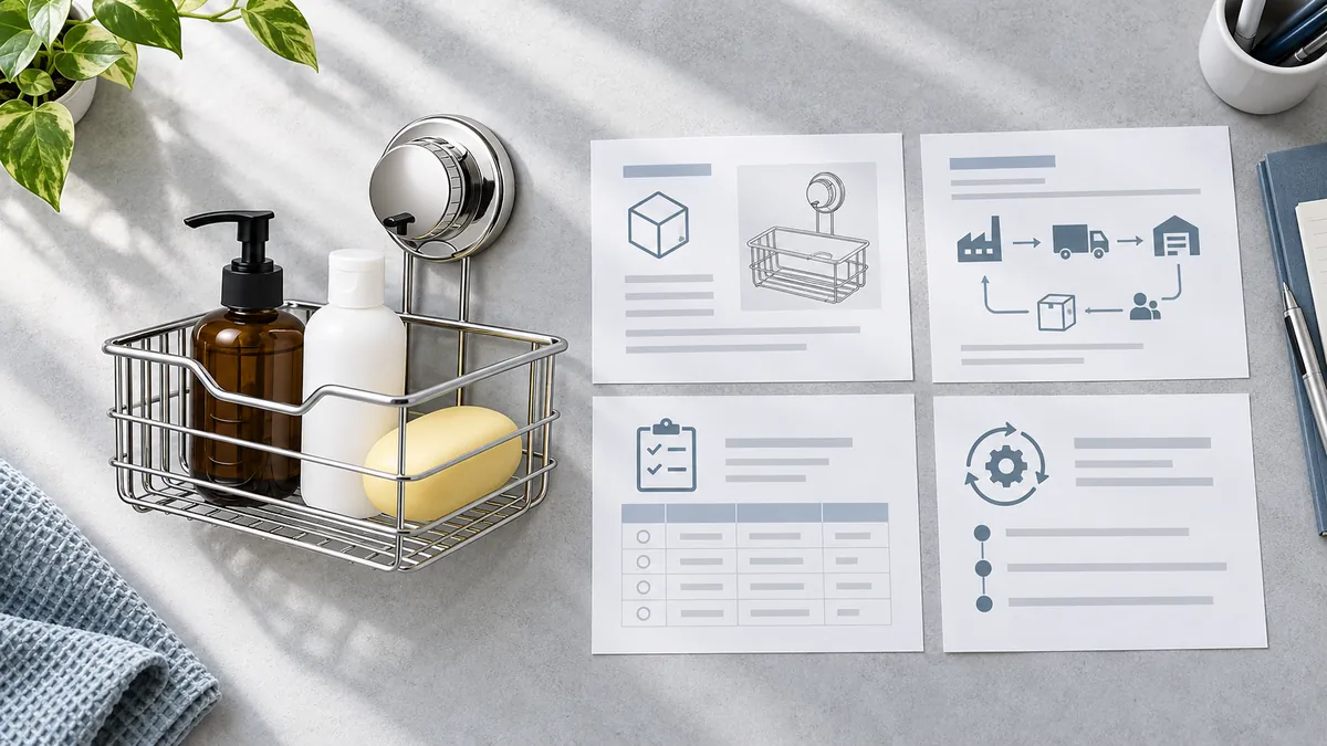 Illustrative evidence map for SKU, process route, inspection record, and change control; not actual supplier audit records