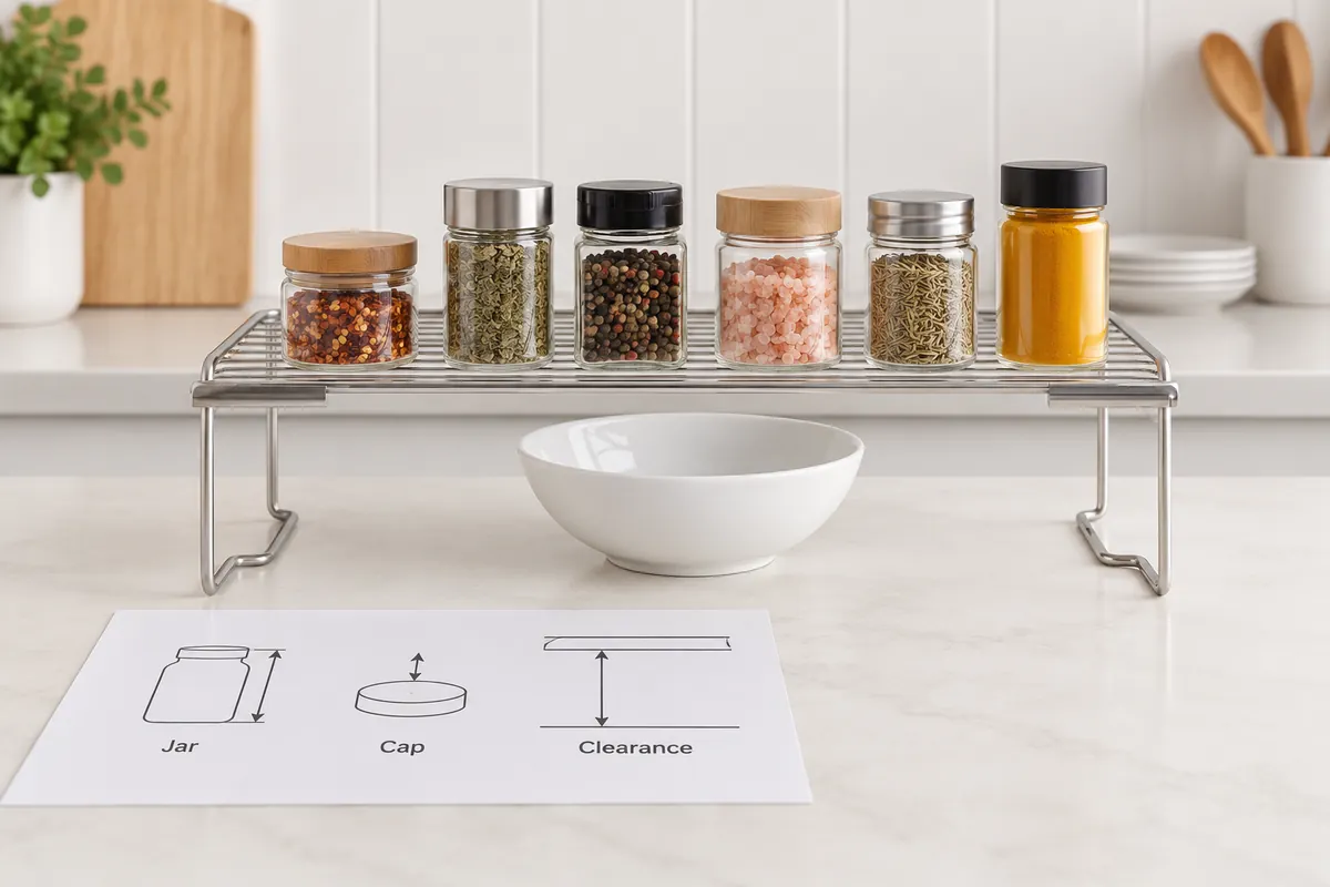 Buyer review of jar retrieval clearance for a kitchen wire shelf