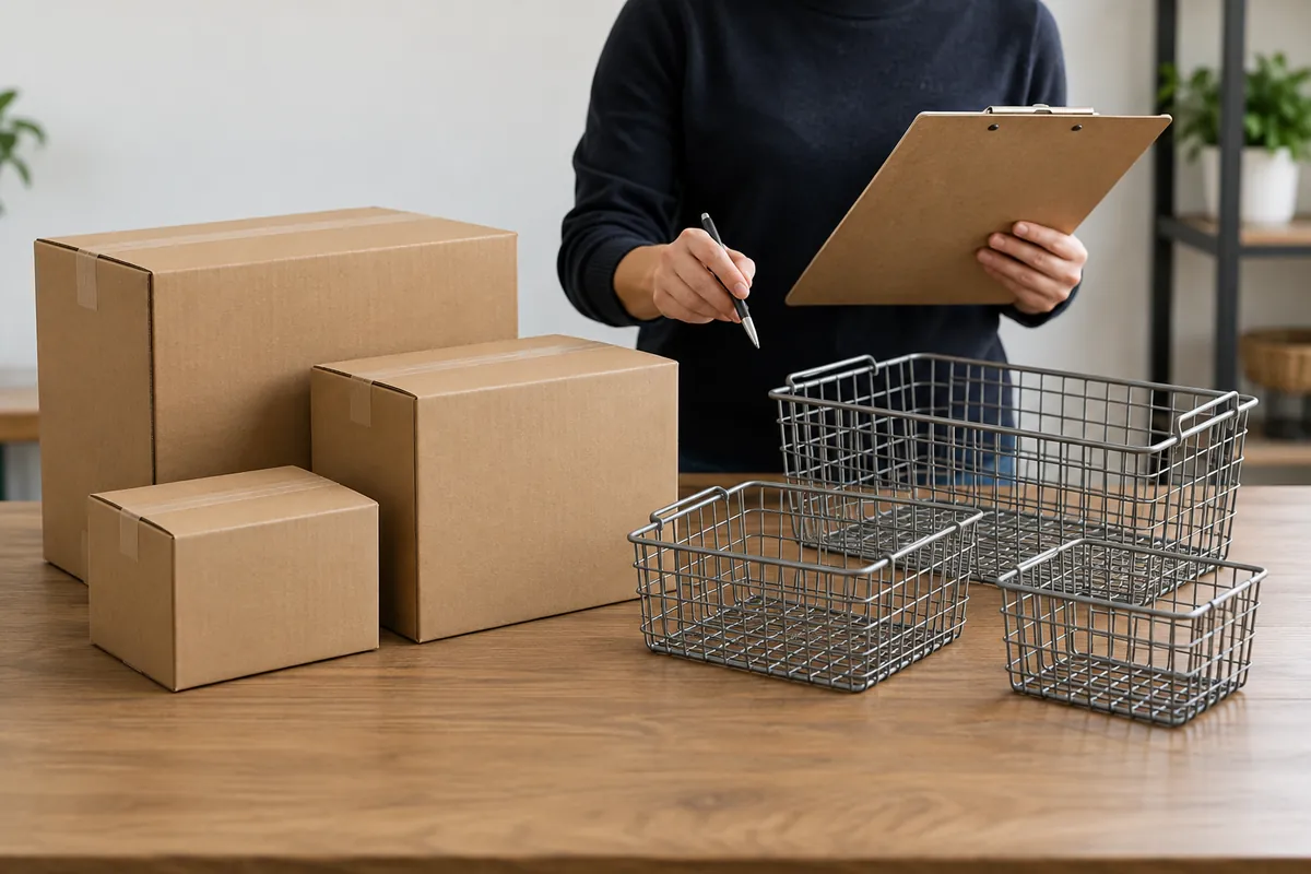 Importer comparing the final hardware pack-out record with shipment-notice data