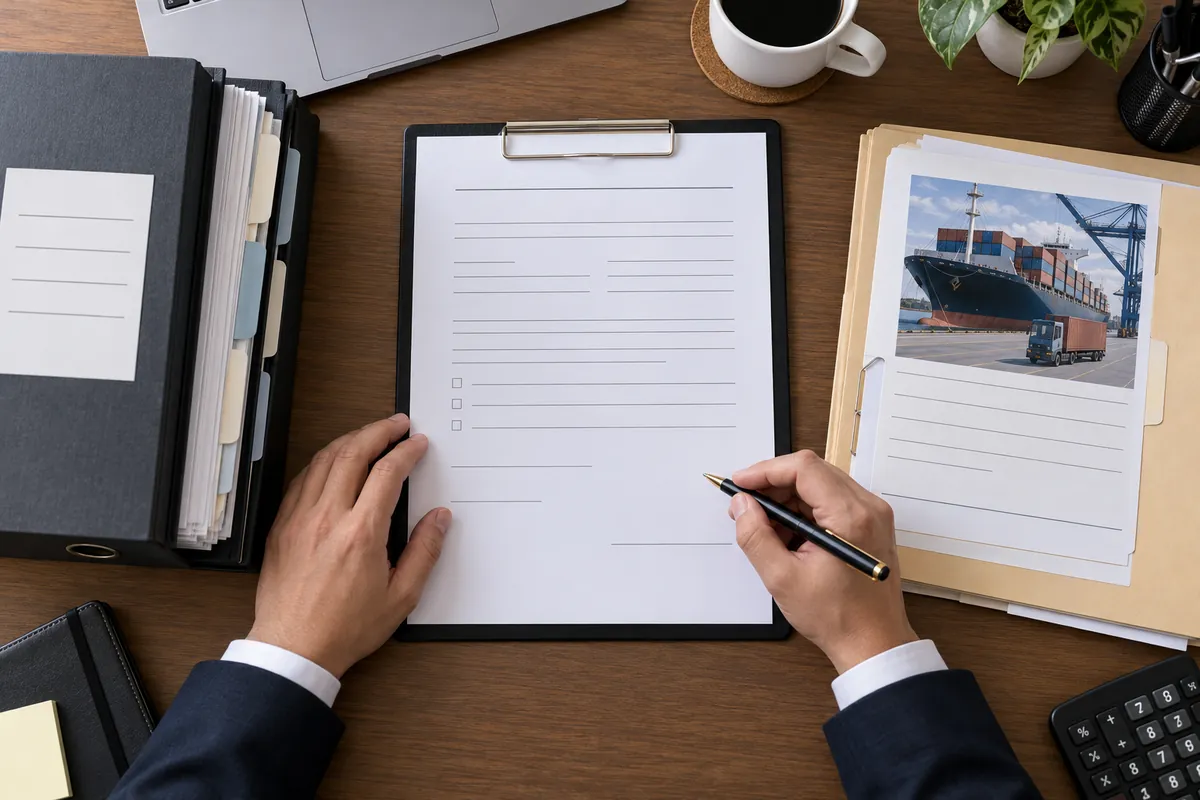 Importer checking the named customs broker and direct communication details