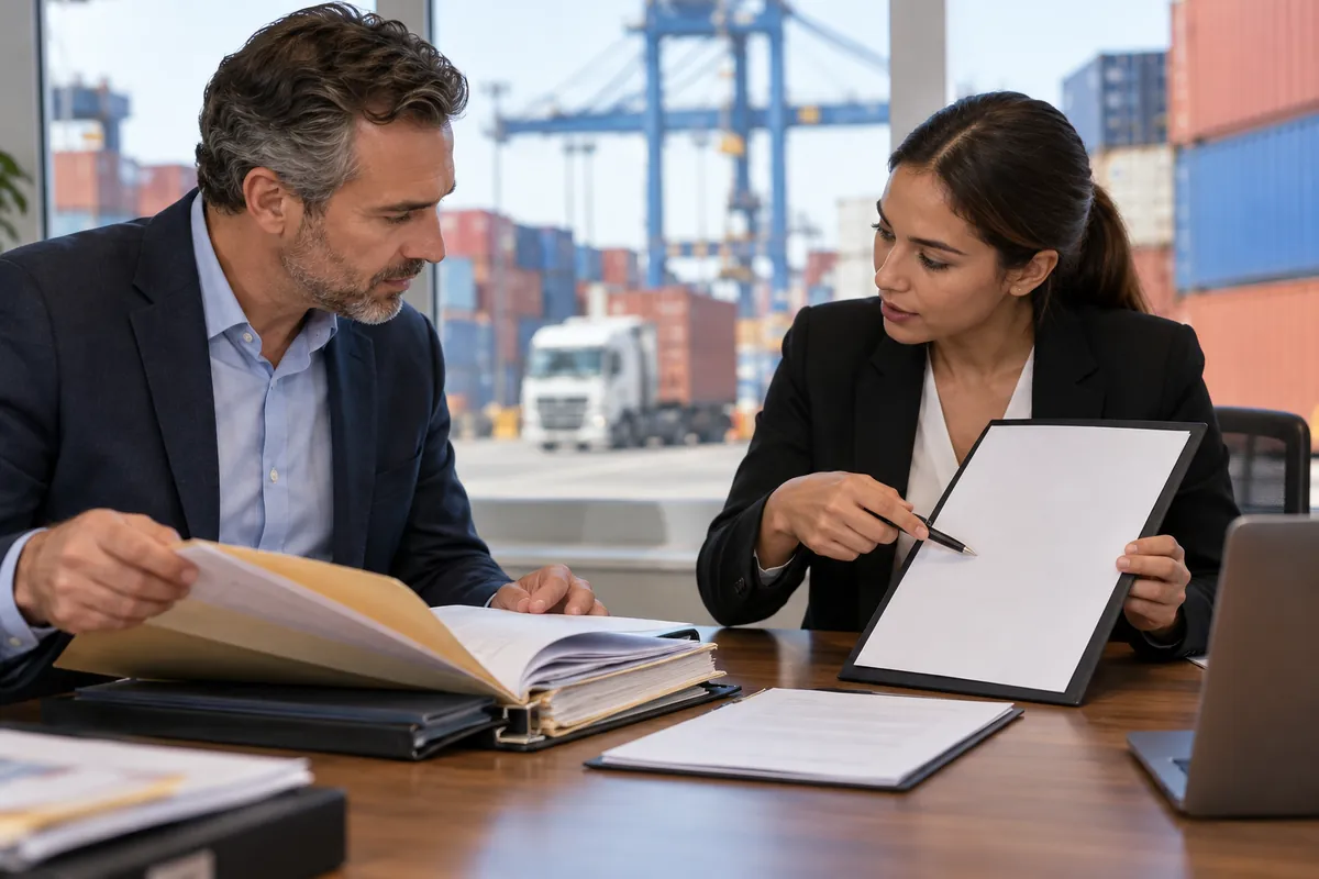 Buyer comparing a broker's customs authority scope with the intended shipment tasks