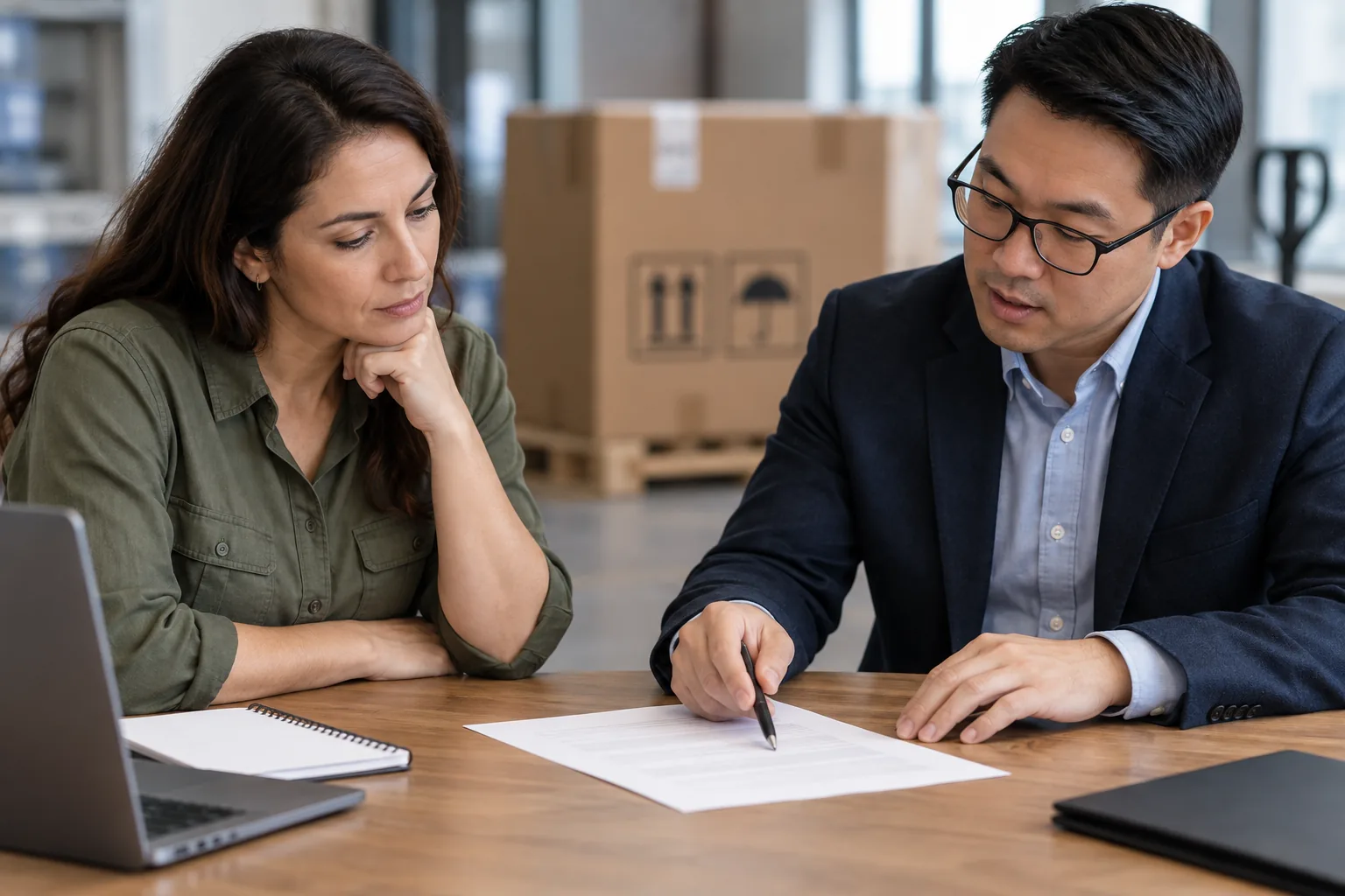 U.S. hardware importer reviewing a broker authorization checklist before signing