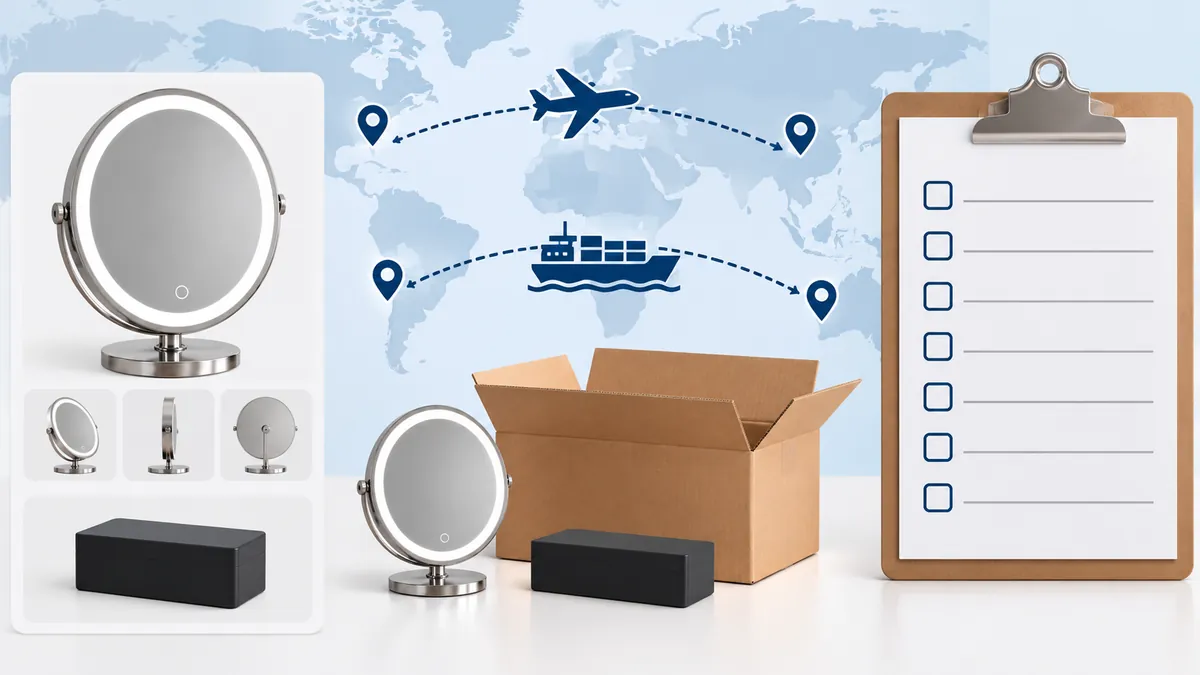 Importer checklist for mirror model, battery identity, transport mode, package configuration and forwarder review