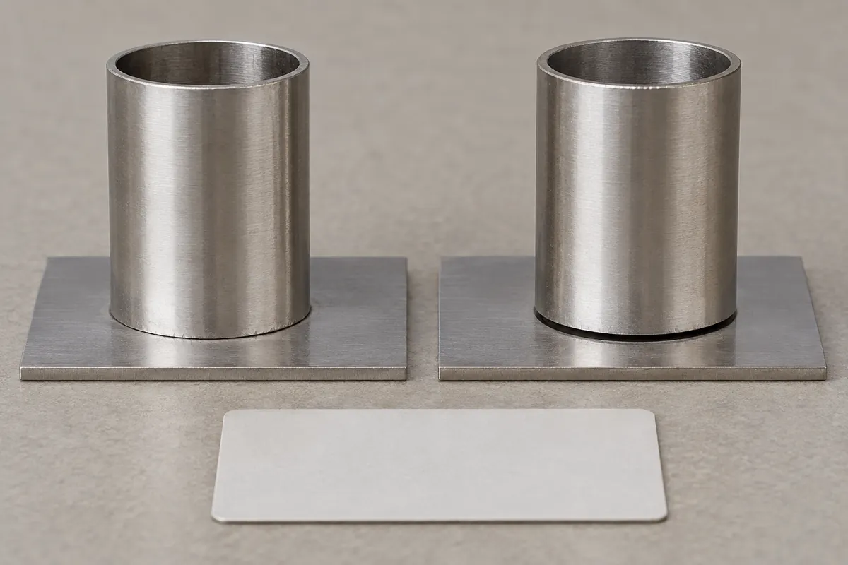 Comparison of close and wider fit-up conditions on thin stainless joint samples