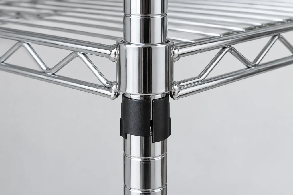 Wire Shelving Split Sleeve Compatibility: Post Groove Fit for OEM Buyers