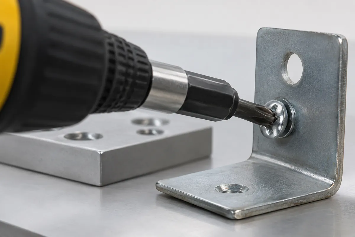 Close-up illustrating a sample review point for torque screwdriver calibration assembly for oem buyers.