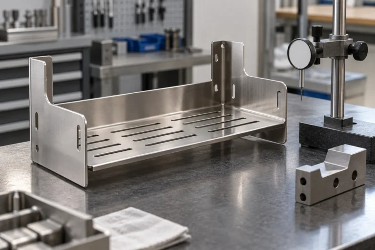 Gage R&R Metal Parts Inspection for OEM Buyers buyer specification sample on an inspection table.