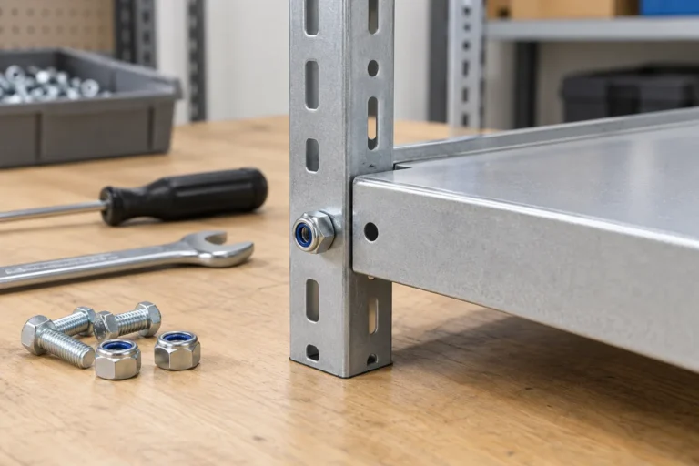 Lock Nut Reuse Knock Down Furniture for OEM Buyers: product and material identification on an OEM sample table.