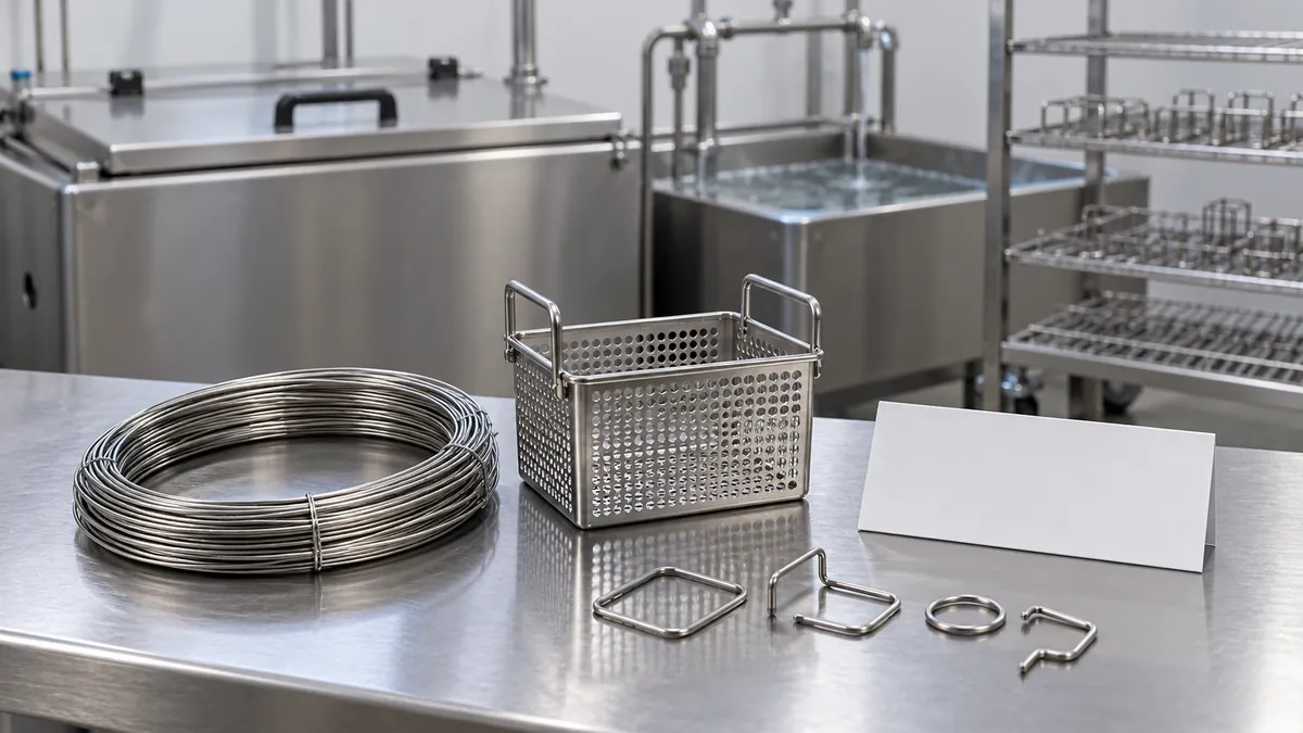 Buyer reviews metal-part geometry and cleaning evidence