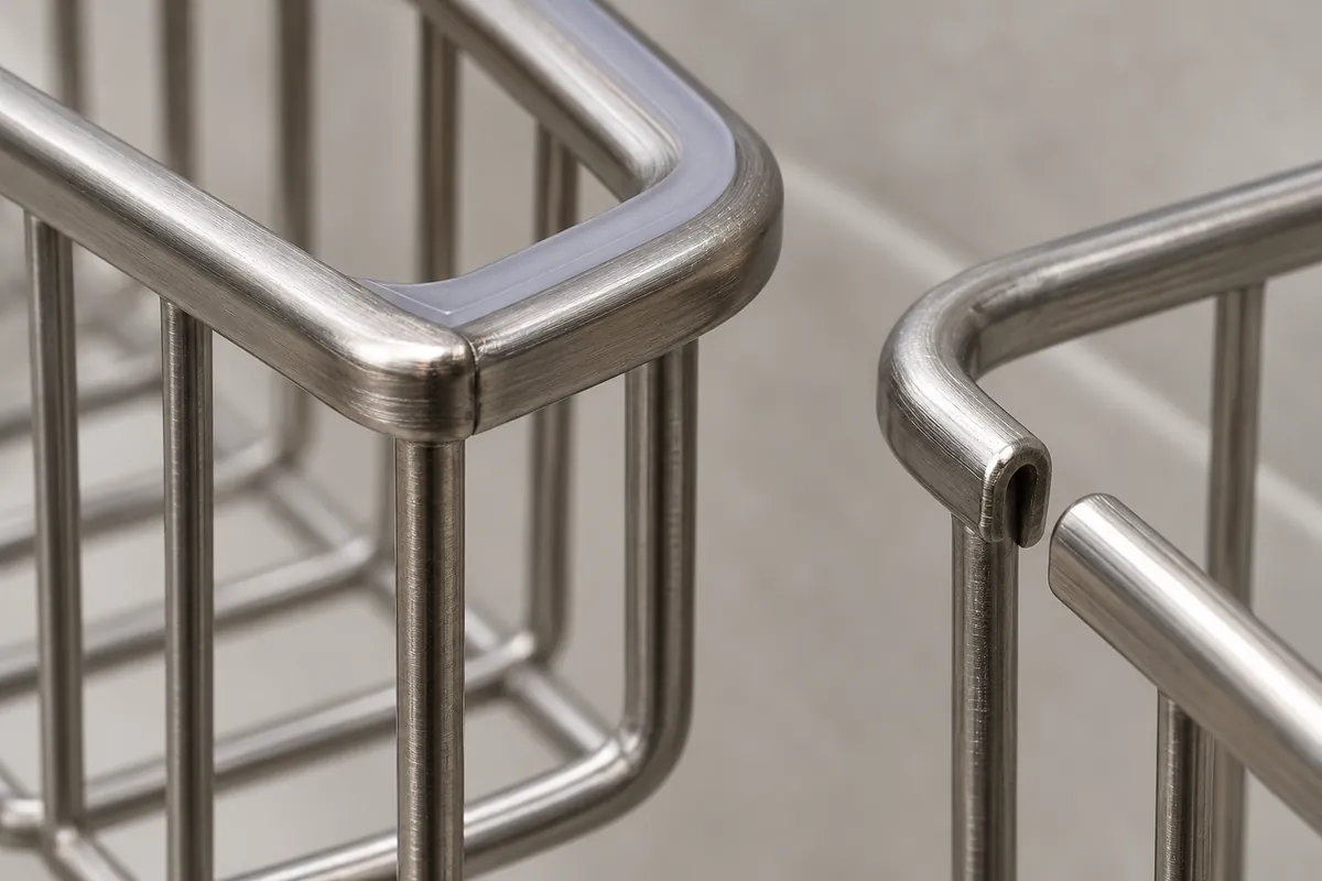 Gasket edge and sheltered stainless interface under review