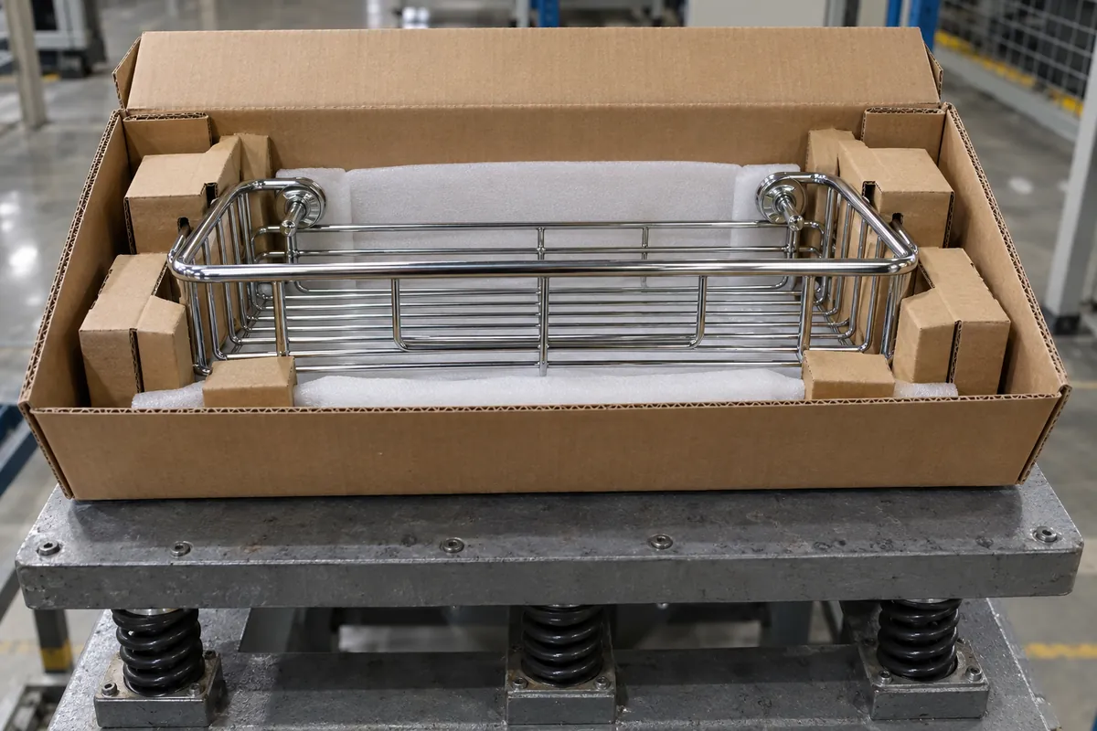 Buyer compares packaging vibration profiles and restraint arrangements.