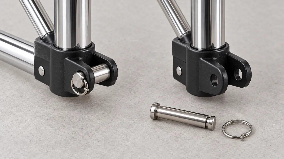 Buyer review of folding hardware pivot pins and retaining rings
