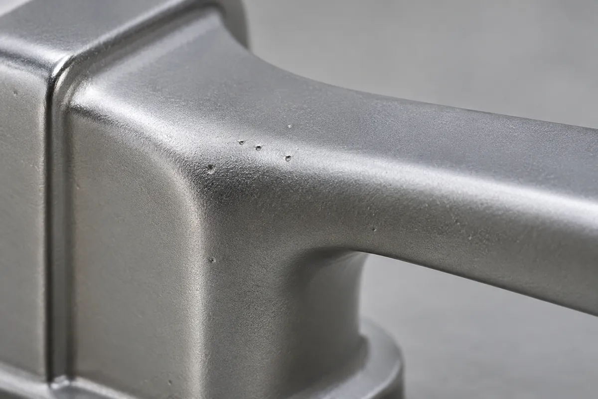 Manufacturing detail for Powder-Coating Outgassing on Purchased Zinc Castings