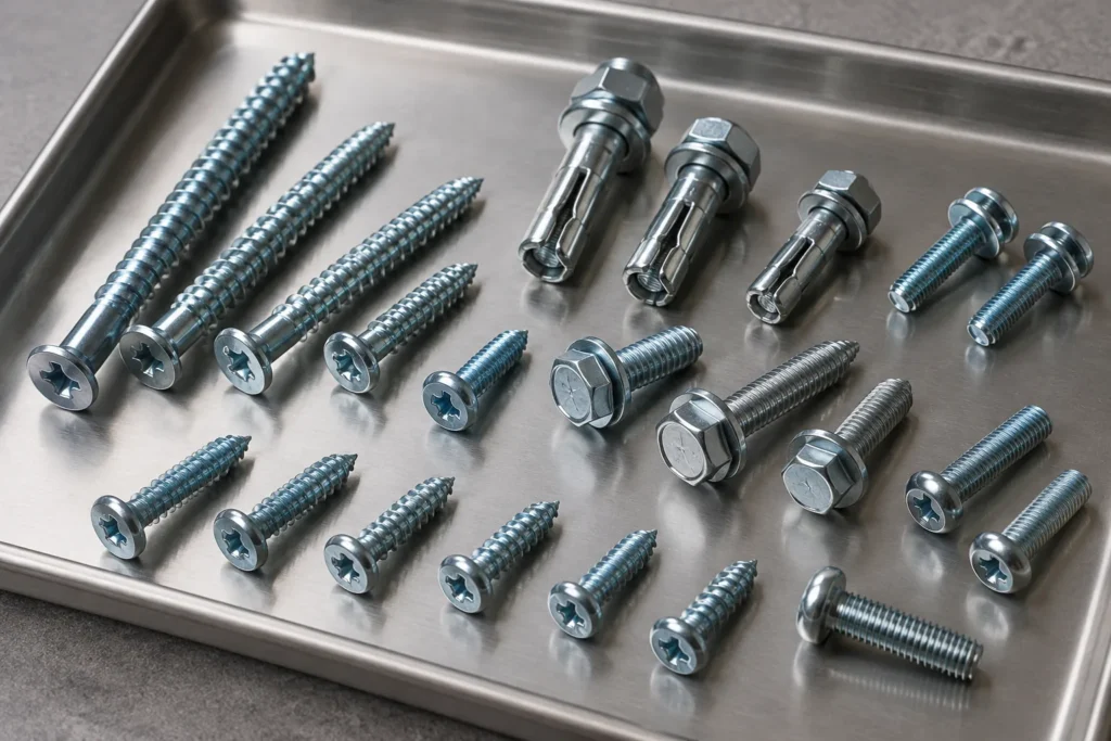 Relevant hardware sourcing scene for Zinc Passivation and Sealers for Bought-In Hardware Fasteners