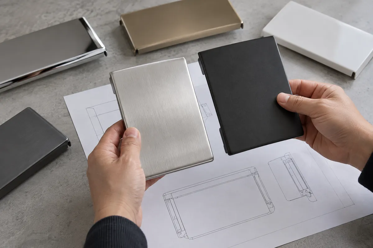 Buyer sample review for ABS vs PC-ABS for Purchased Mounting Covers