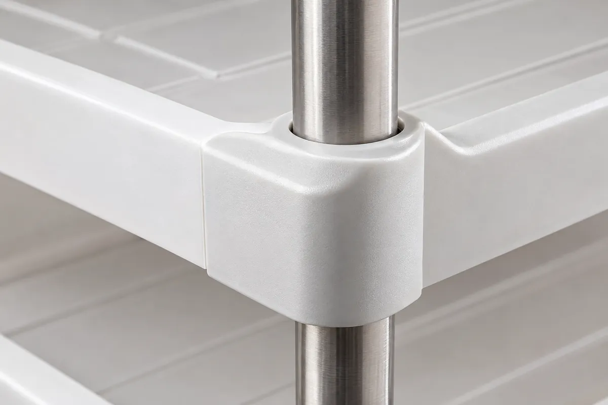 Manufacturing detail for ABS vs PC-ABS for Purchased Mounting Covers