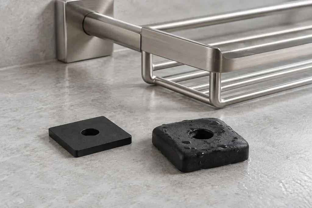 Relevant hardware sourcing scene for Mass vs Volume Swelling in Rubber Compatibility Reports