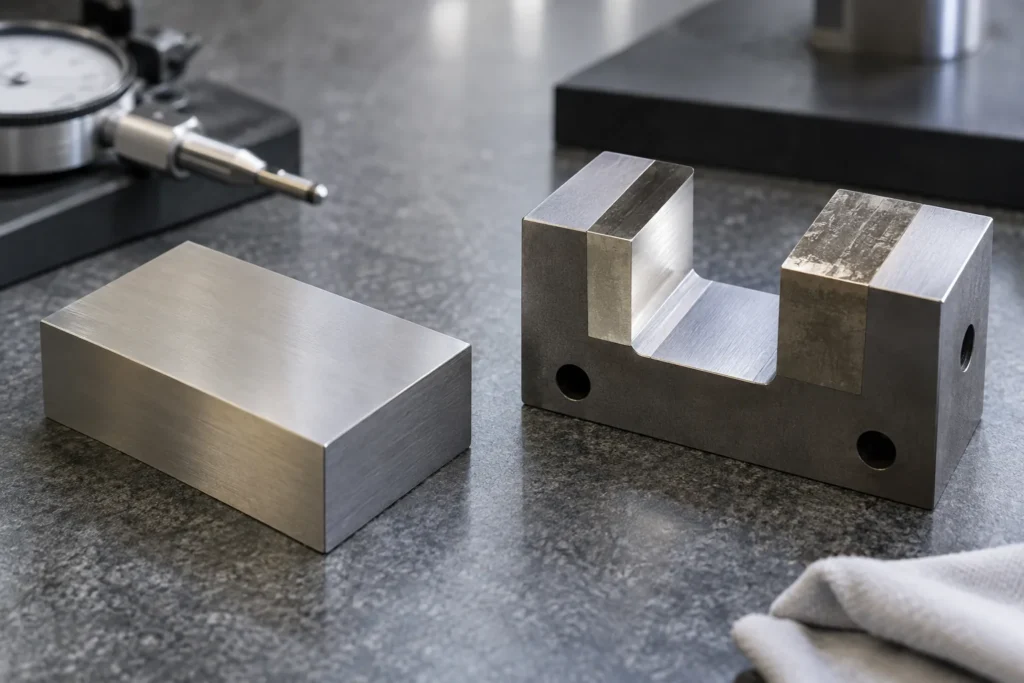 Out-of-Tolerance Calibration: Reviewing Previously Accepted Hardware: relevant hardware sample and component interface on a sourcing review bench.