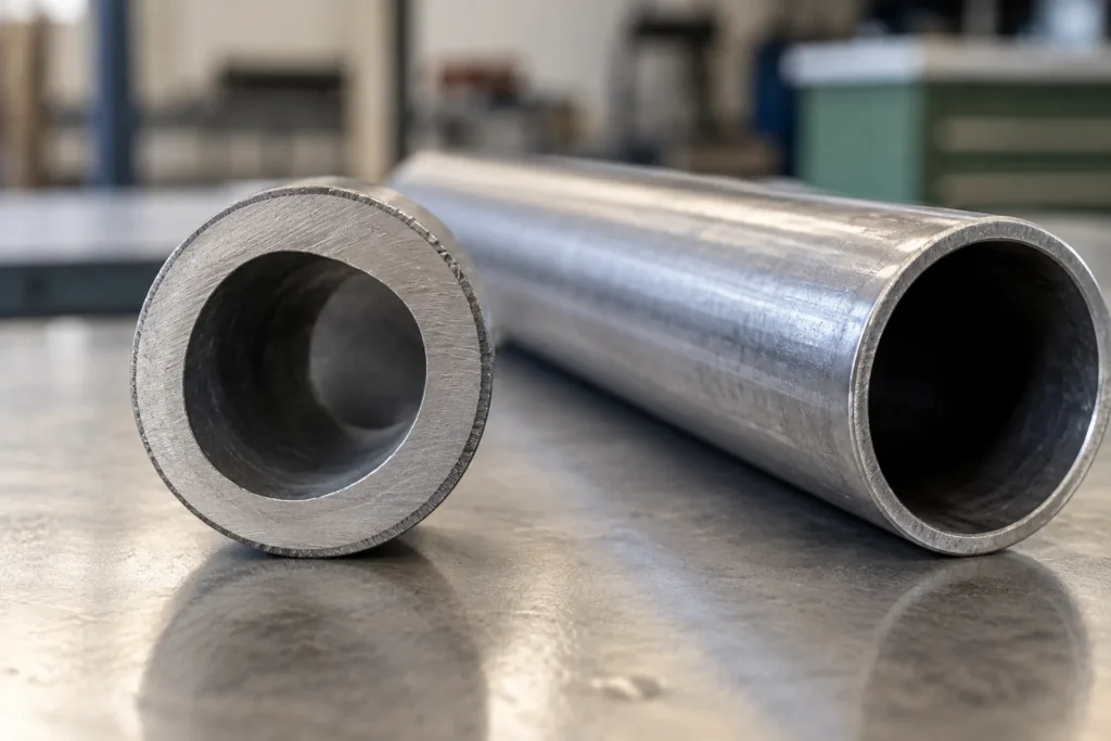 Tube-Wall Eccentricity in Storage-Frame Stock Specifications: relevant hardware sample and component interface on a sourcing review bench.