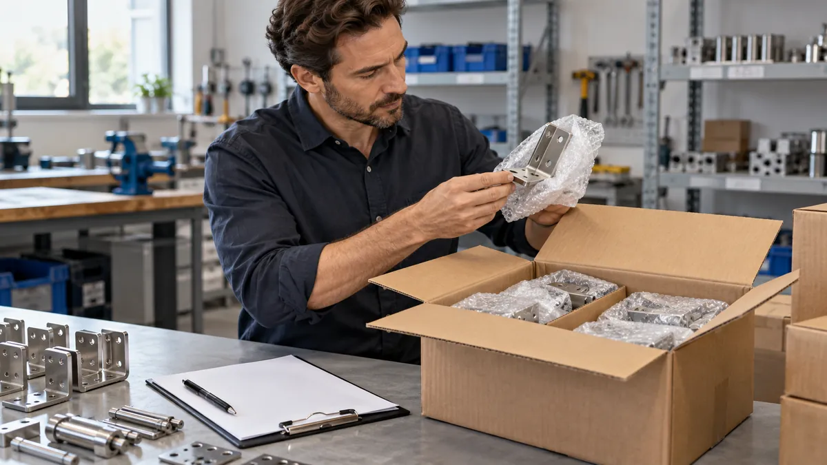 Incoming Carton Moisture Evidence Before Hardware Packing: buyer inspection review