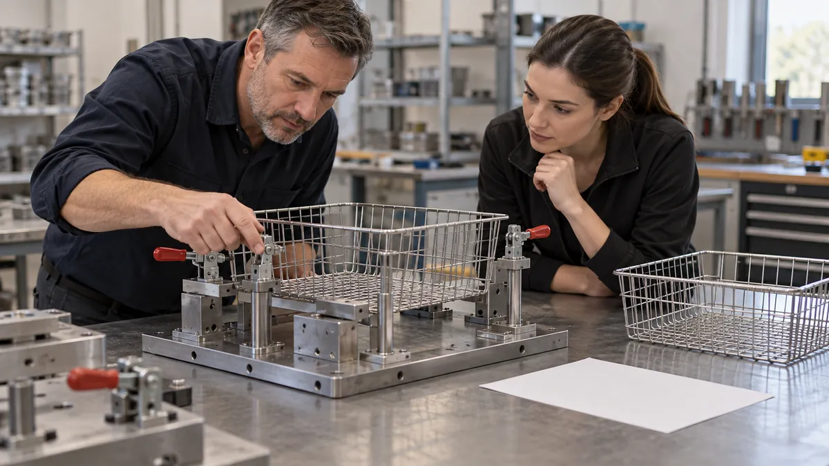 Toggle Clamp Holding Capacity vs Clamping Force in Basket Fixtures: buyer inspection review