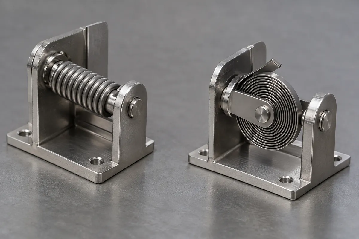 K638 wave vs coil springs for compact storage mechanisms process or interface detail for a buyer.
