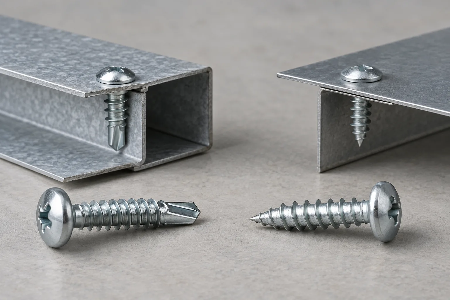 self-drilling and self-tapping screws for thin sheet-metal organizer joints for buyer specification review
