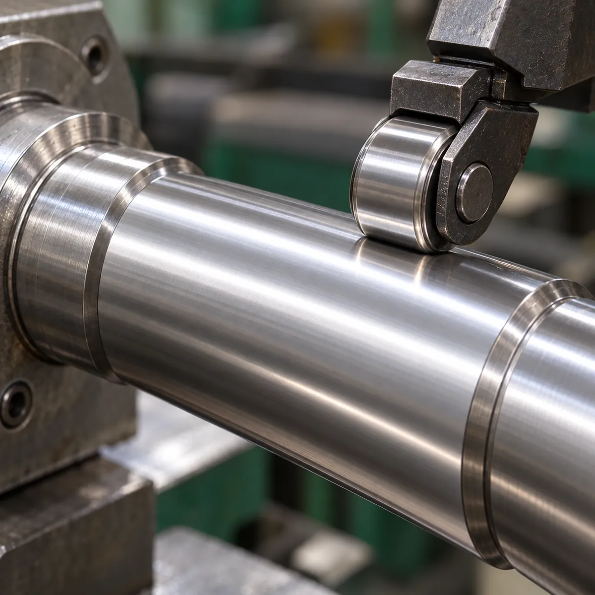 a polished metal towel-rack bracket beside an abrasive belt contact wheel and a smooth burnished sample in a buyer-focused metal hardware sourcing review